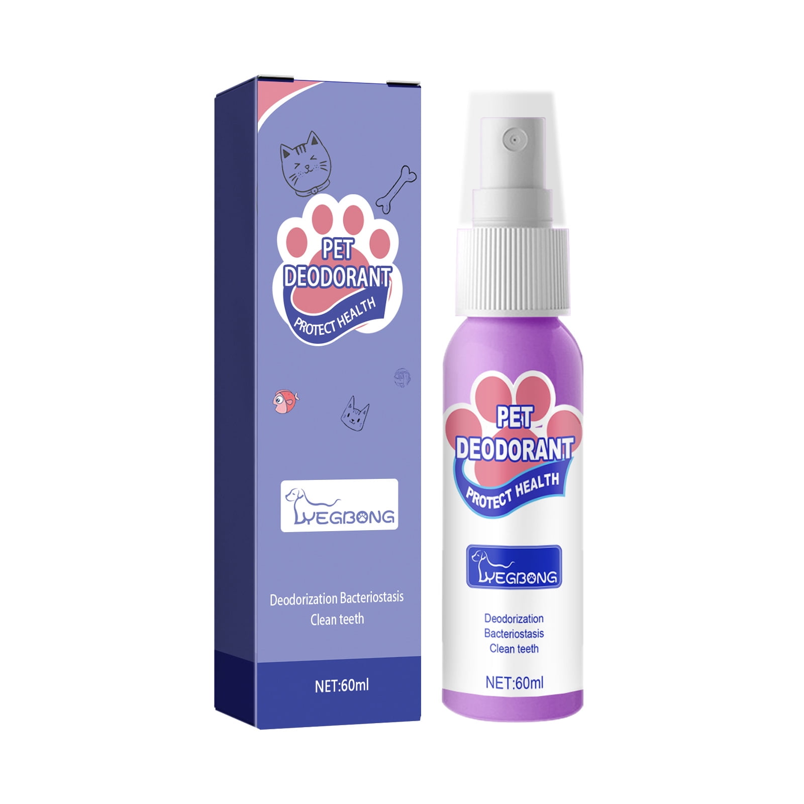 Pet Fresh Breath Spray – Dog \u0026 Cat Breath Freshener Spray,Dog \u0026 Cat Teeth Cleaning Fights Tartar Plaque Gum Disease Oral Bacteria Reduces Bad Breath,Mint Dog \u0026 Cat Breath Freshener 2 Oz